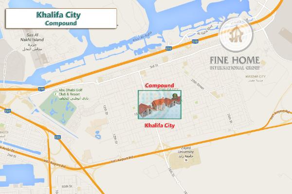 4 Villas Compound In Khalifa City (Co_309)