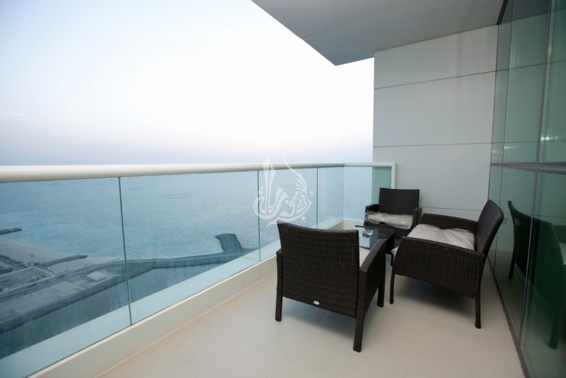 Furnished Sea View 2 BR Apt in Al Bateen Residence