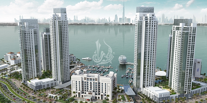 Contemporary 3 BR Podium Villa in Dubai Creek Harbour