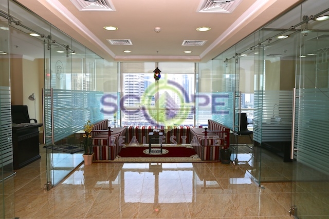 Jumeirah Lake Towers Building Fortune Tower Fully Furnished Rented Office For Sale 
