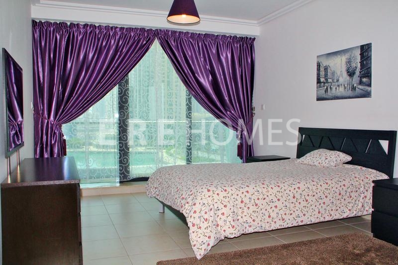 Lake View, Fully Furnished 1 Bedroom, Gold Crest Views 2, Jlt, Available Now Er R 10070