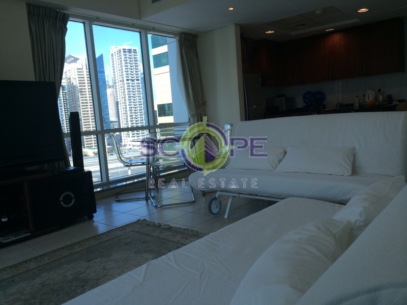 Fully Furnished Vacant 1 Bedroom Apartment With Balcony For Rent In Lake Terrace Tower (Jlt)