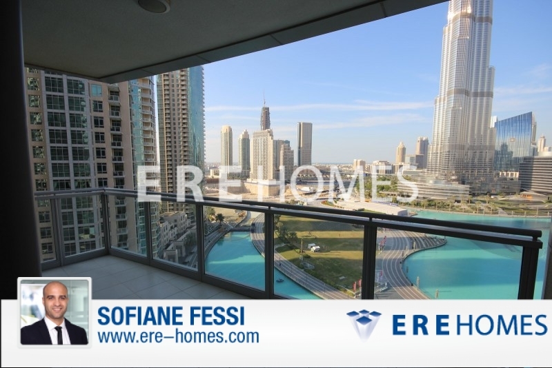Owner Occupied, Ready To Go!! Best Fountains And Burj Khalifa View. Massive 3 Bedroom + Maid In The Residences Er-S 6019