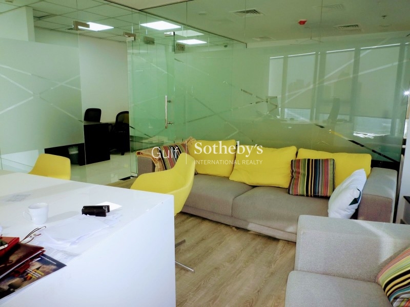 Fully Fitted Office With Partitions In Jlt