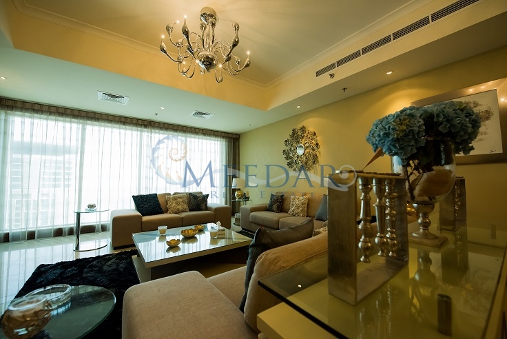 Fully Furnished Apartment With Full Marina View, Emirates Crown