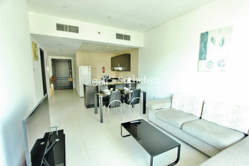 Fully Furnished 1br Partial Sea And Marina