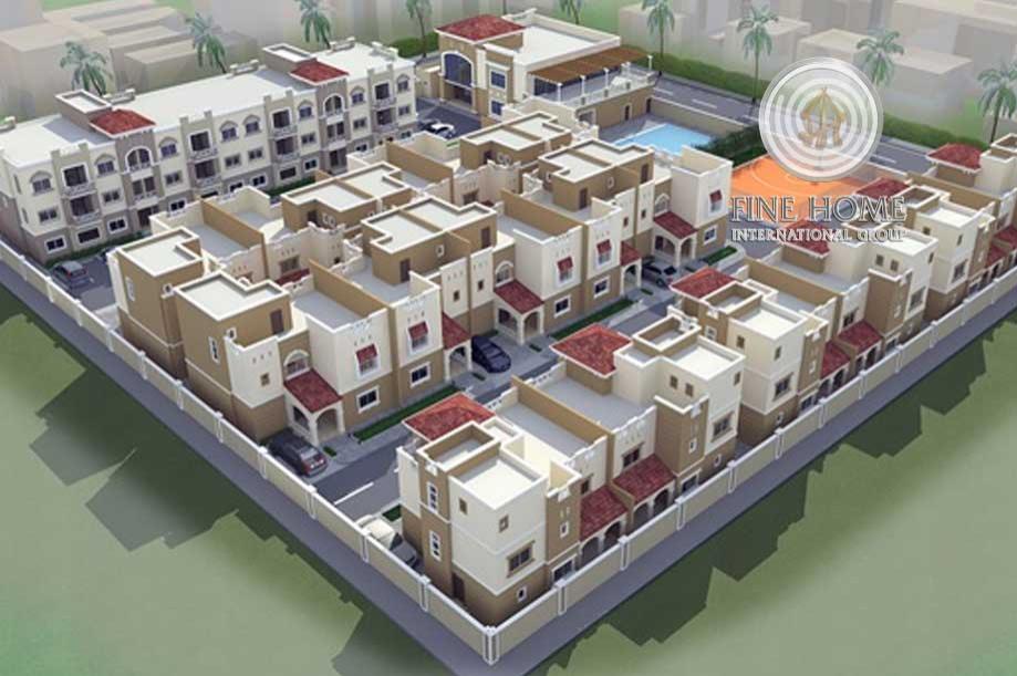 (2) Villas Compound In Khalifa City (Co_70)