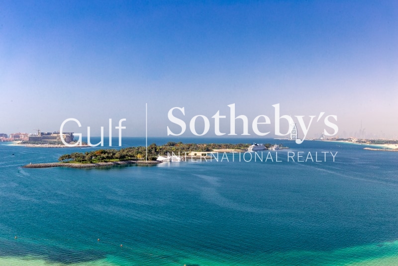Bright Unfurnished 2BR with Full Sea View