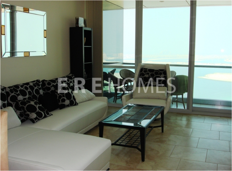 3 Bedrooms Plus Maid, Furnished, Balcony, Ac Included, Full Sea And Marina View, Jbr. Er R 8768
