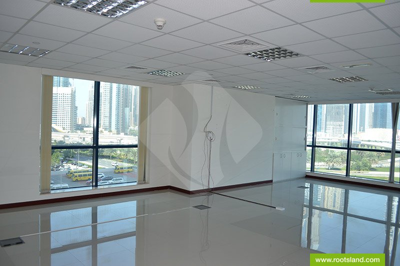 Fitted Office With Lake And Sheikh Zayed Road View